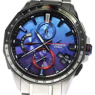 カシオ(CASIO)のカシオ CASIO OCW-G2000SB-2AJR オシアナス 宇宙兄弟コラボレーション 世界限定700本 ソーラー電波 メンズ _802525(腕時計(アナログ))