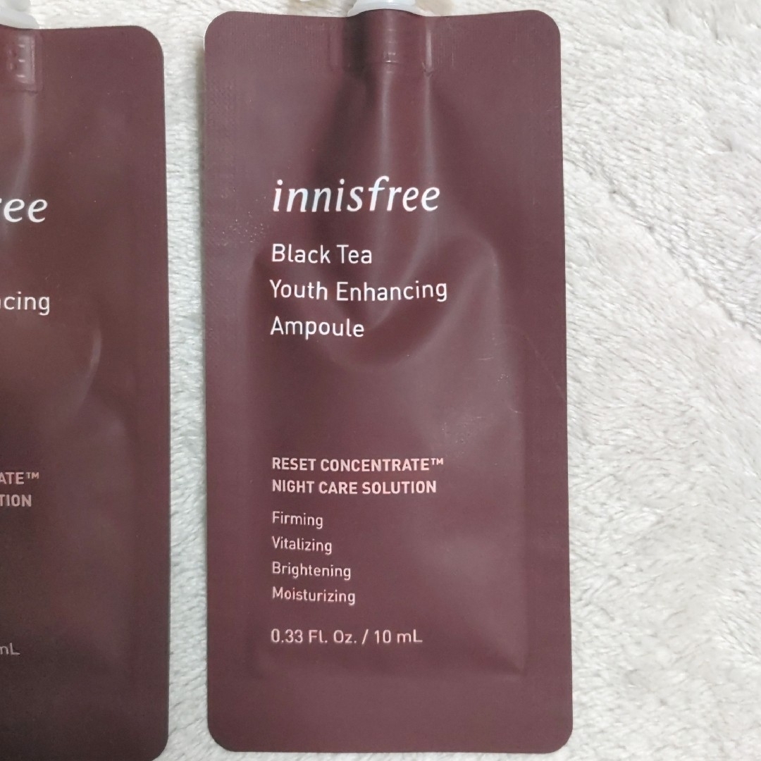 Innisfree(イニスフリー)のイニスフリー ブラックティーユース クリーム セラム 試供品 サンプル コスメ/美容のキット/セット(サンプル/トライアルキット)の商品写真