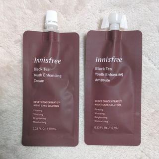 イニスフリー(Innisfree)のイニスフリー ブラックティーユース クリーム セラム 試供品 サンプル(サンプル/トライアルキット)