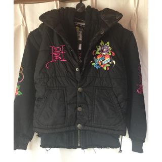 エドハーディー(Ed Hardy)の【リるら様専用】Ed Hardy ジャケット 女の子(コート)