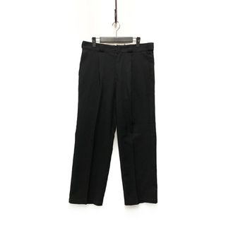 ディッキーズ(Dickies)のDICKIES ディッキーズ ×First hand 1 TUCK PANT 1タック パンツ ポリエステル 黒 サイズ34 正規品 / B4864(その他)