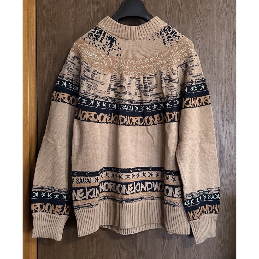 sacai - 1新品 sacai サカイ Eric コットン ニット セーター sacai - 1新品 sacai サカイ Eric コットン ニット セーター