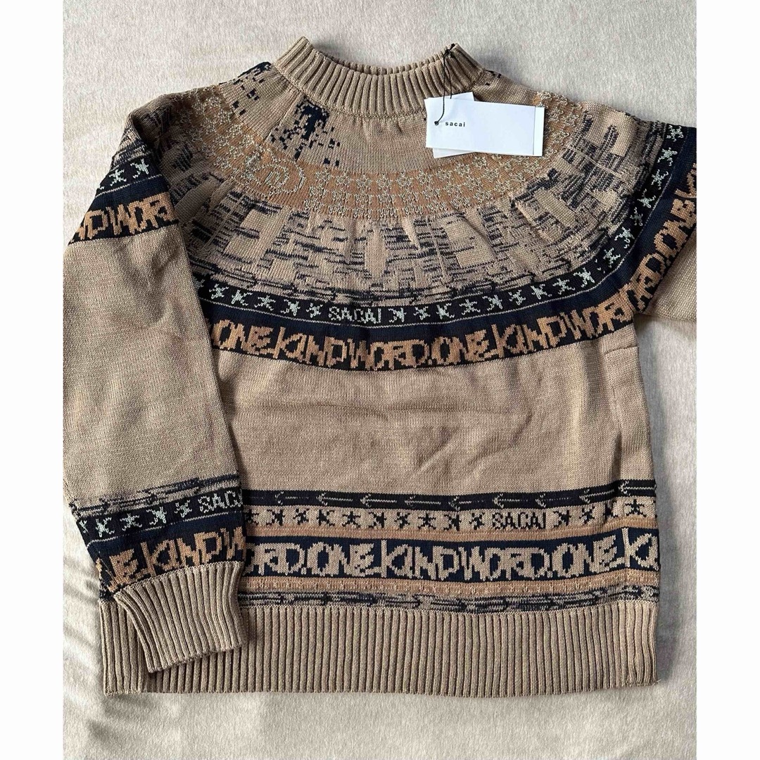 sacai - 1新品 sacai サカイ Eric コットン ニット セーター sacai - 1新品 sacai サカイ Eric コットン ニット セーター