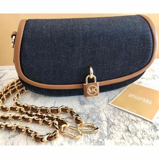 マイケルコース(Michael Kors)のマイケルコース　ショルダー ハンドバッグ　ネイビー　/ ブラウン　新品(ショルダーバッグ)