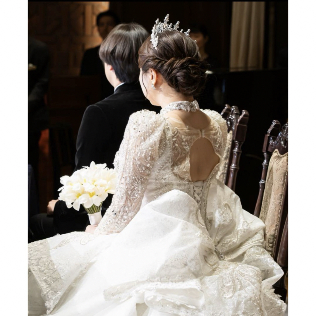 ウェディングドレス/韓国ドレス/ビジュードレス レディースのフォーマル/ドレス(ウェディングドレス)の商品写真