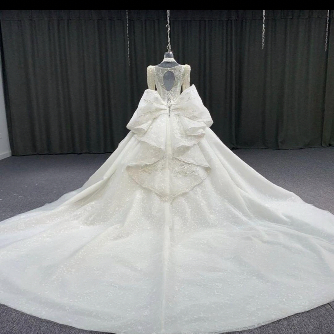 ウェディングドレス/韓国ドレス/ビジュードレス レディースのフォーマル/ドレス(ウェディングドレス)の商品写真
