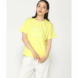 【ライトイエロー】marie claire sport/(W)グラフィックTシャツ(カットソー(長袖/七分))