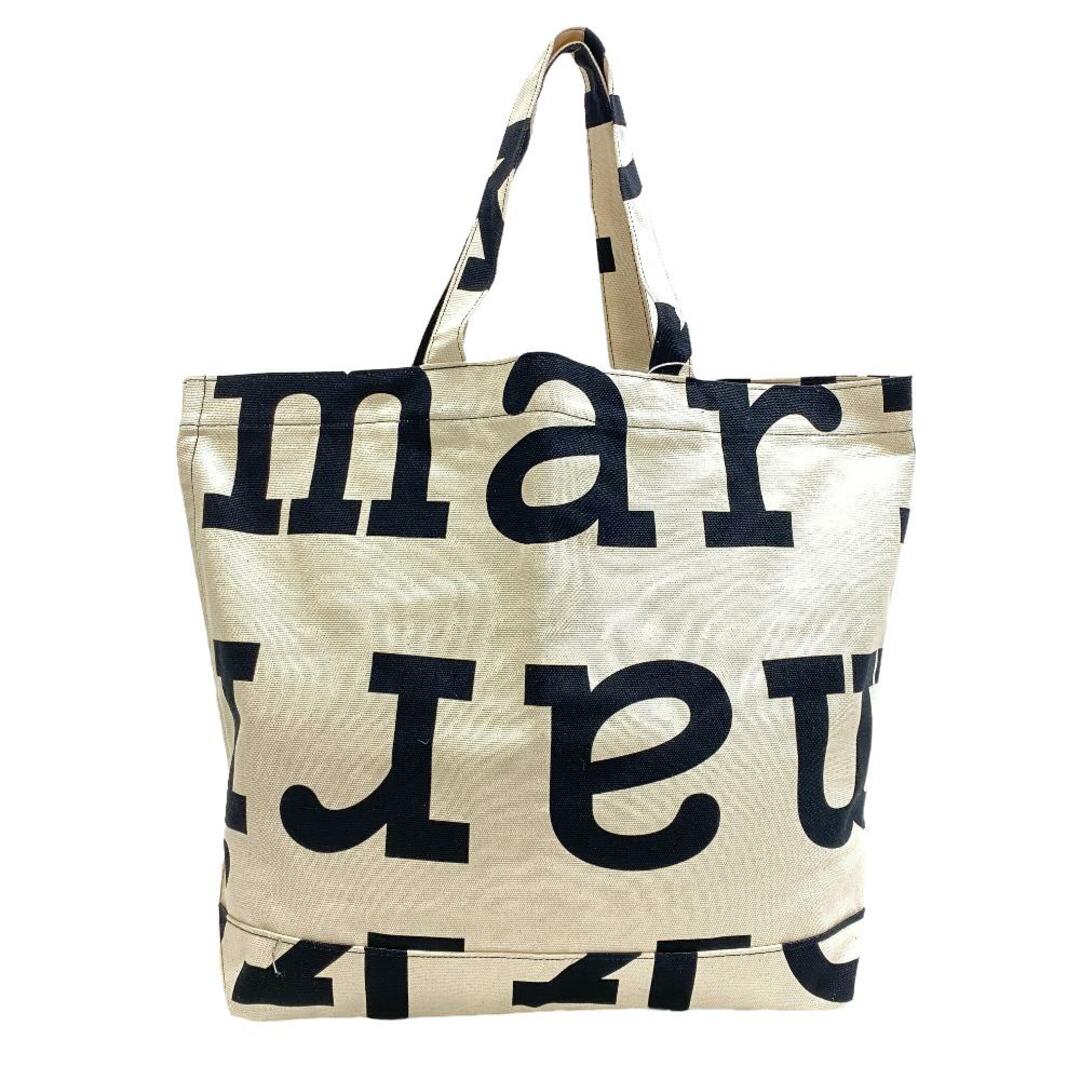 marimekko(マリメッコ)のマリメッコ marimekko トートバッグ
 AHKERA LOGO BAG ホワイト レディースのバッグ(トートバッグ)の商品写真