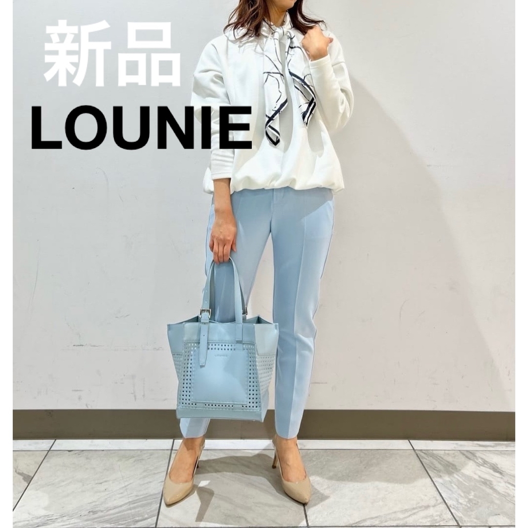 LOUNIE - 【新品】LOUNIE マキアージュライン スラックス サックス