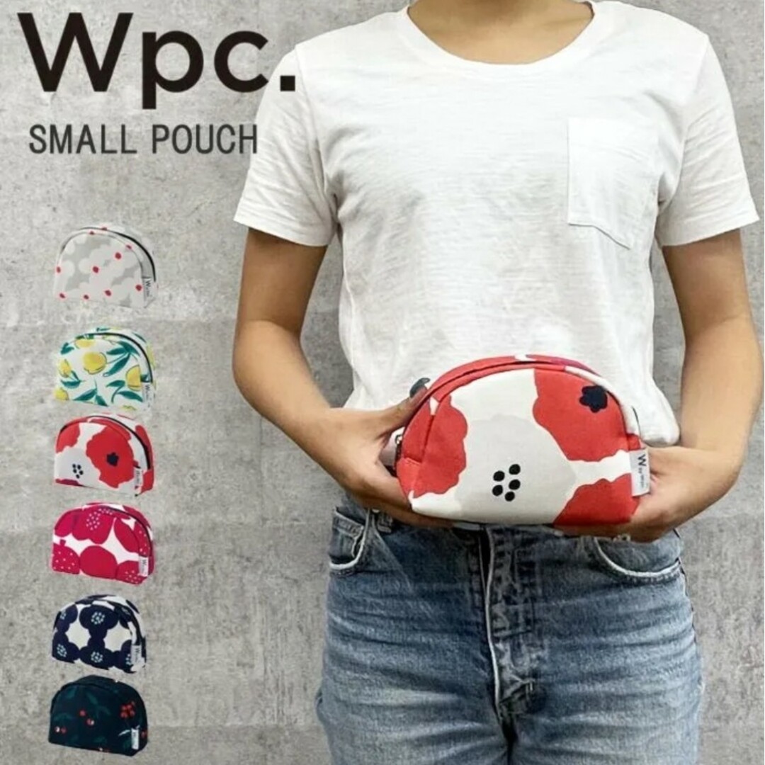 Wpc.(ダブルピーシー)のWpc. ダブリュピーシー スモール ポーチ ピオニ レッド メイクポーチ レディースのファッション小物(ポーチ)の商品写真