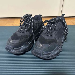 バレンシアガ(Balenciaga)の【訳有破格】balenciaga tripleS 42 黒(スニーカー)