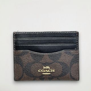 ケイトスペードニューヨーク(kate spade new york)の《正規品》《新品未使用》COACH カードケース《型番》CH415 IMAA8(名刺入れ/定期入れ)