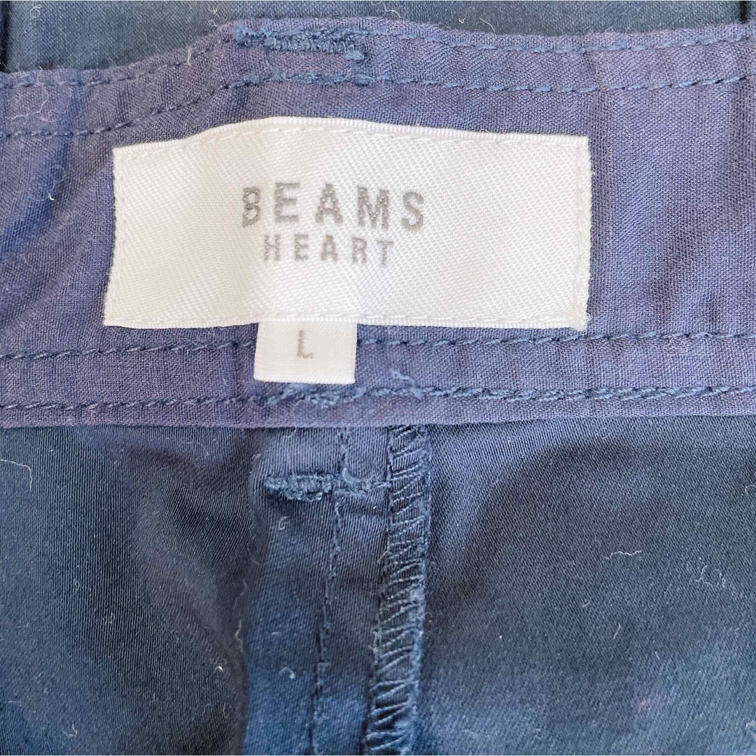 BEAMS(ビームス)の【BEAMS HEART】カーゴパンツ ネイビー L ダボ感 シンプル メンズのパンツ(ワークパンツ/カーゴパンツ)の商品写真