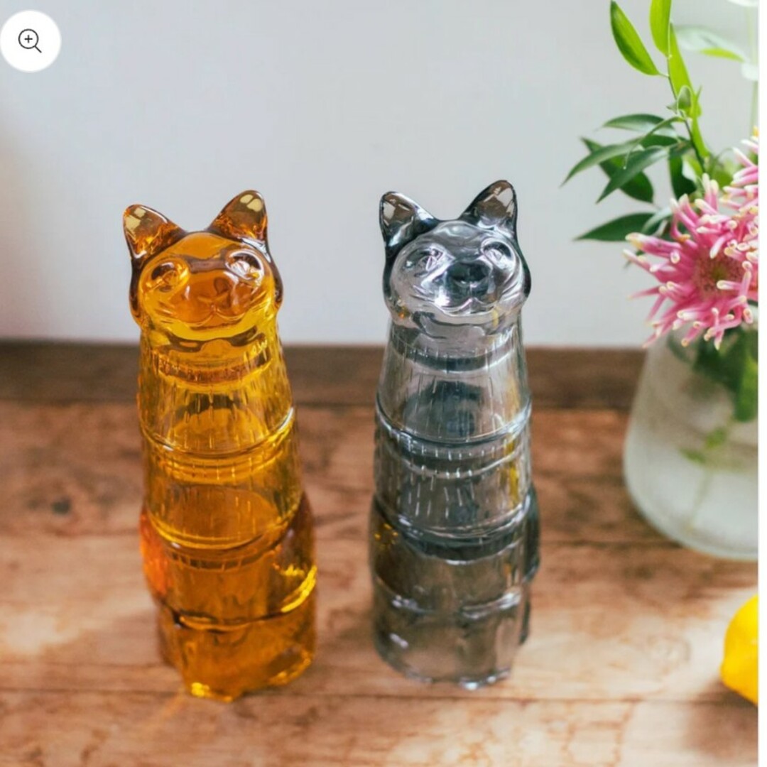 DOIY Kitty Stackable Glass Black インテリア/住まい/日用品のキッチン/食器(グラス/カップ)の商品写真