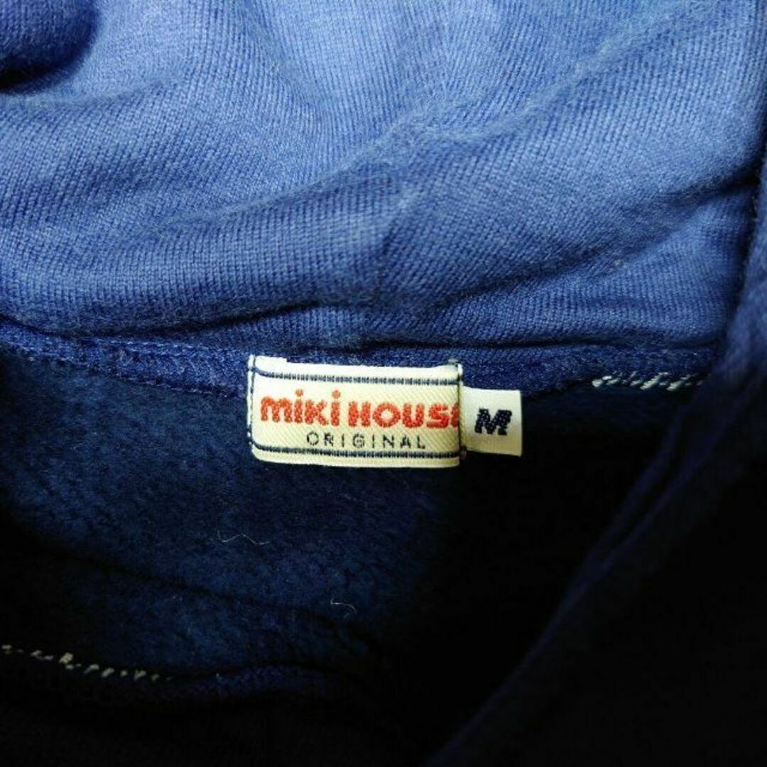 MIKIHOUSE　ビッグロゴ 刺繍　ハーフボタンスウェットパーカー　ミキハウス メンズのトップス(パーカー)の商品写真