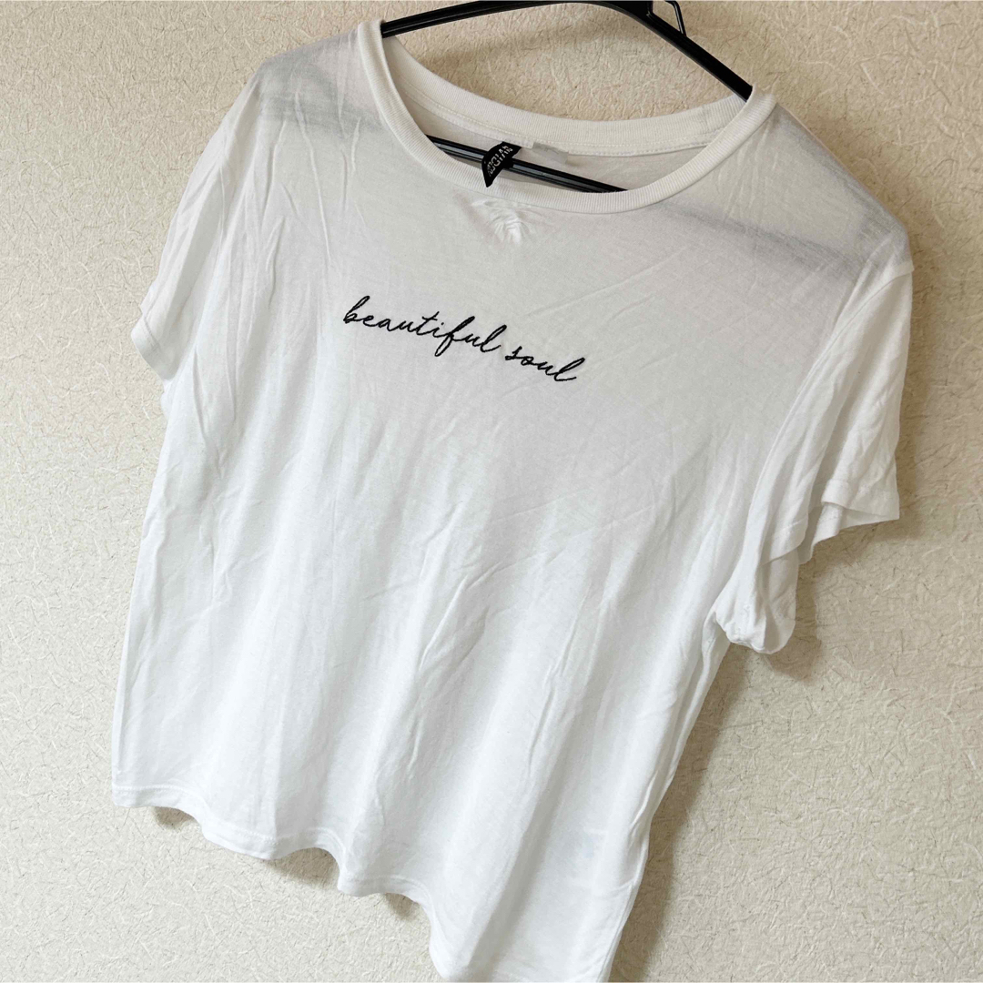 H&M(エイチアンドエム)のH&M ロゴＴシャツ rienda resexxy EMODA GYDA SLY レディースのトップス(Tシャツ(半袖/袖なし))の商品写真