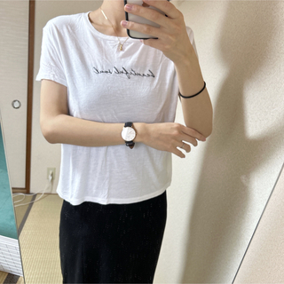 エイチアンドエム(H&M)のH&M ロゴＴシャツ rienda resexxy EMODA GYDA SLY(Tシャツ(半袖/袖なし))