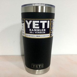 YETI イエティ 20オンス ランブラー タンブラー アウトドア ブラック