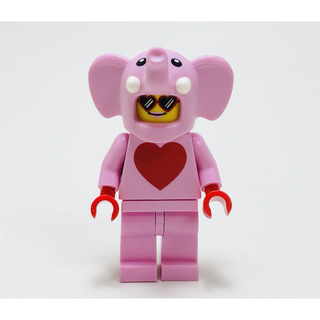 レゴ(Lego)の【新品未使用】レゴ　ミニフィグ　エレファントガール　ピンク　象　ゾウ(知育玩具)