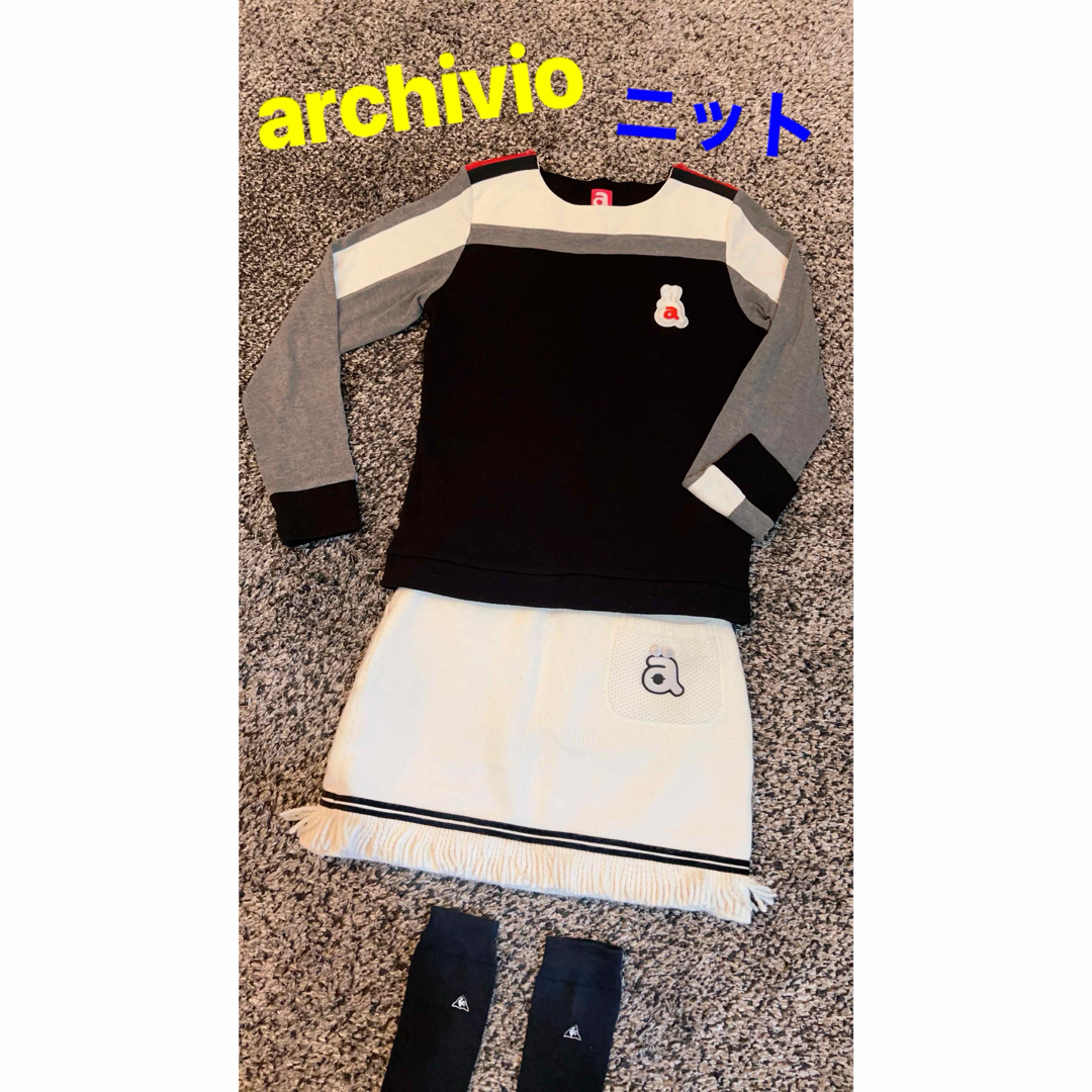 archivio(アルチビオ)のarchivio＊アルチビオ＊ニット＊トップス＊ゴルフウェア＊ゴルフ女子 スポーツ/アウトドアのゴルフ(ウエア)の商品写真