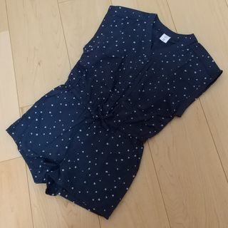 ベビーギャップ(babyGAP)のbaby GAP☆新品未使用 星柄サロペット(Tシャツ/カットソー)