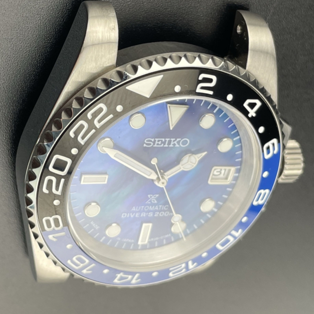 SEIKO(セイコー)の新品SEIKO MOD NH35搭載 セイコー 青黒 バットマン ブルーシェル メンズの時計(腕時計(アナログ))の商品写真