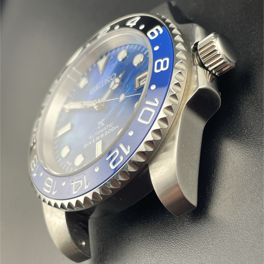 SEIKO(セイコー)の新品SEIKO MOD NH35搭載 セイコー 青黒 バットマン ブルーシェル メンズの時計(腕時計(アナログ))の商品写真