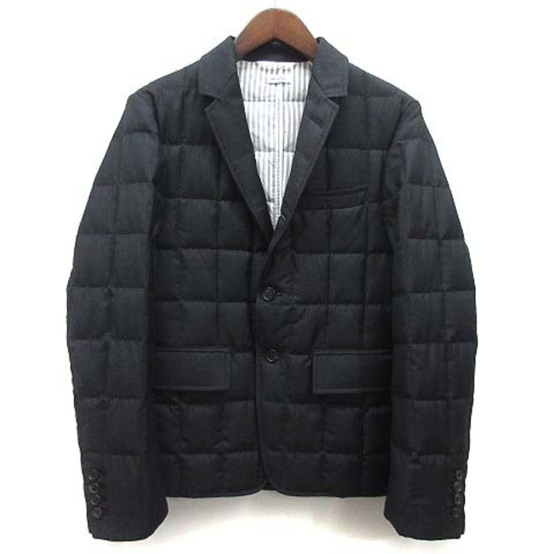 THOM BROWNE(トムブラウン)のトムブラウン スーパー130S ウール キルト ダウン テーラード ジャケット メンズのジャケット/アウター(ダウンジャケット)の商品写真