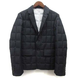 THOM BROWNE - トムブラウン スーパー130S ウール キルト ダウン テーラード ジャケット