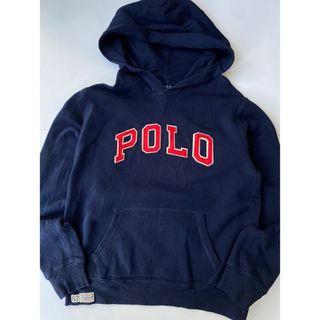 ラルフローレン(Ralph Lauren)のラルフローレン　パーカー　フーディー　ネイビー　160(ニット)