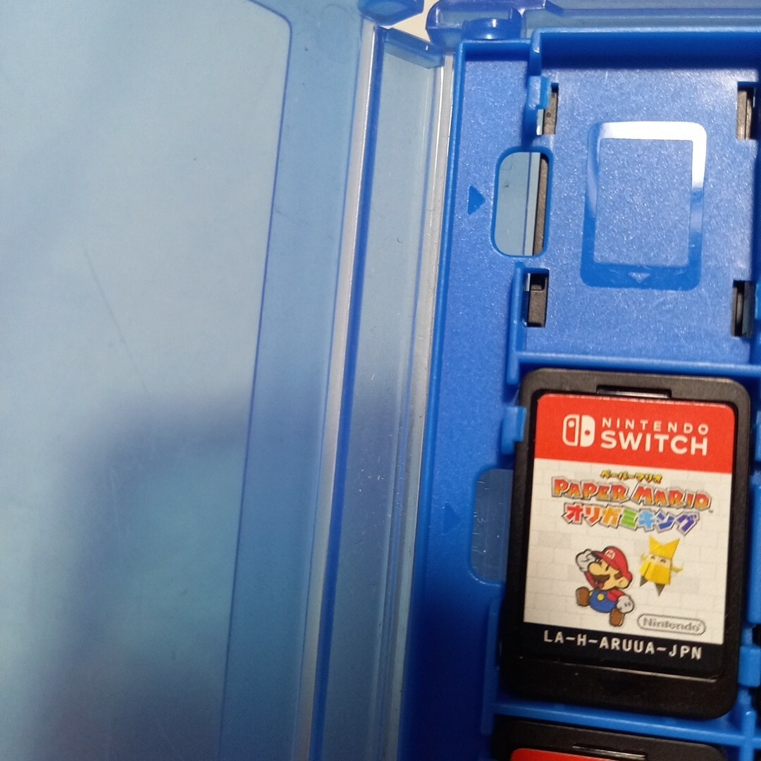 【お得】ペーパーマリオオリガミキング　Switch　透明ケース付き エンタメ/ホビーのゲームソフト/ゲーム機本体(家庭用ゲームソフト)の商品写真
