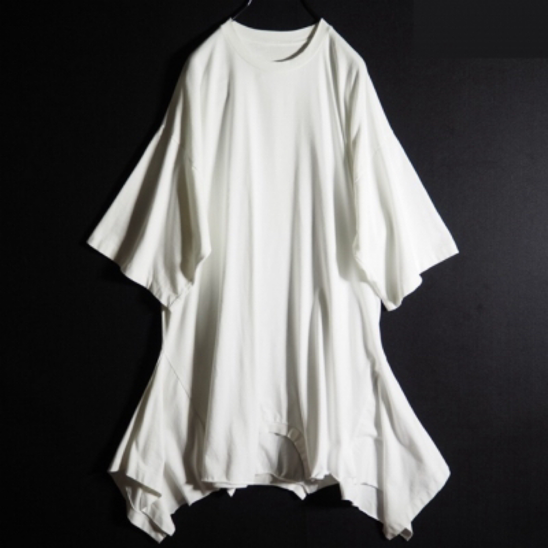 MM6(エムエムシックス)のMM6 Maison Margiela ドッキング ビッグTシャツワンピース レディースのワンピース(ひざ丈ワンピース)の商品写真