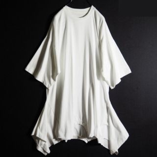 エムエムシックス(MM6)のMM6 Maison Margiela ドッキング ビッグTシャツワンピース(ひざ丈ワンピース)