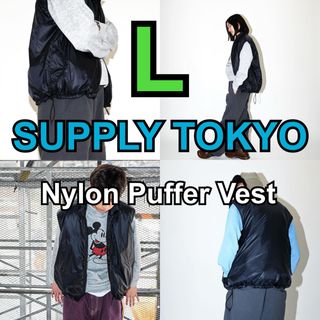 ウル(URU)のSUPPLY Nylon Puffer Vest L URU PACS tone(ダウンベスト)