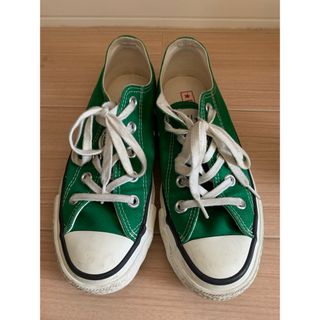 コンバース(CONVERSE)のconverse All star made in Japanグリーン(スニーカー)