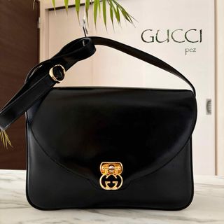 グッチ(Gucci)の極美品 GUCCI オールドグッチ レザーショルダーバッグ(ショルダーバッグ)