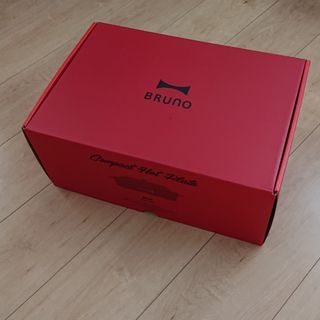 ブルーノ(BRUNO)のBRUNO コンパクトホットプレート レッド(ホットプレート)