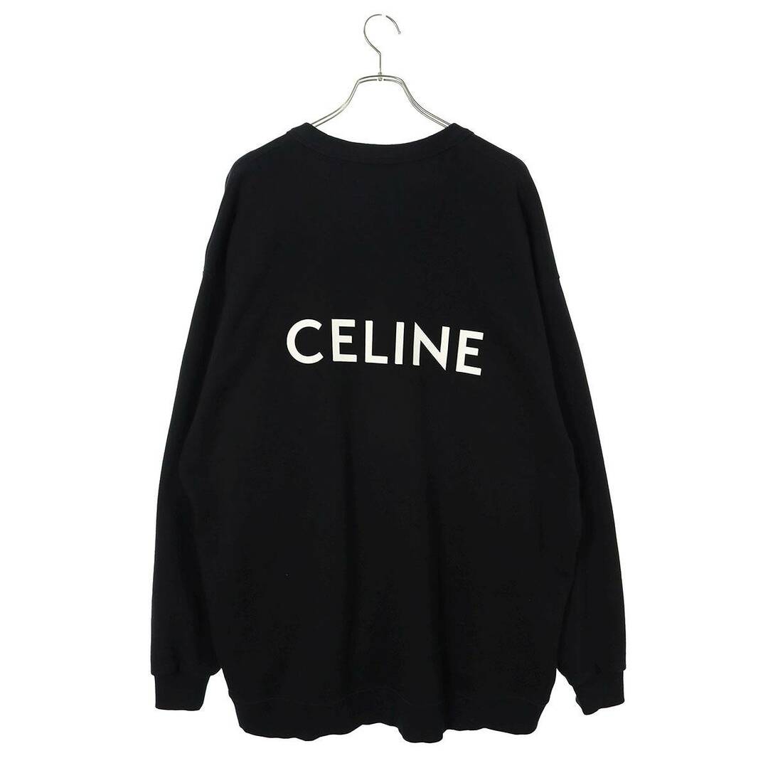 celine(セリーヌ)のセリーヌバイエディスリマン  21AW  2Y672670Q バックロゴプリントスウェットカーディガン メンズ L メンズのトップス(カーディガン)の商品写真