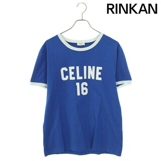 セリーヌ(celine)のセリーヌバイエディスリマン  23SS  2X83E671Q ロゴナンバリングTシャツ メンズ XL(Tシャツ/カットソー(半袖/袖なし))