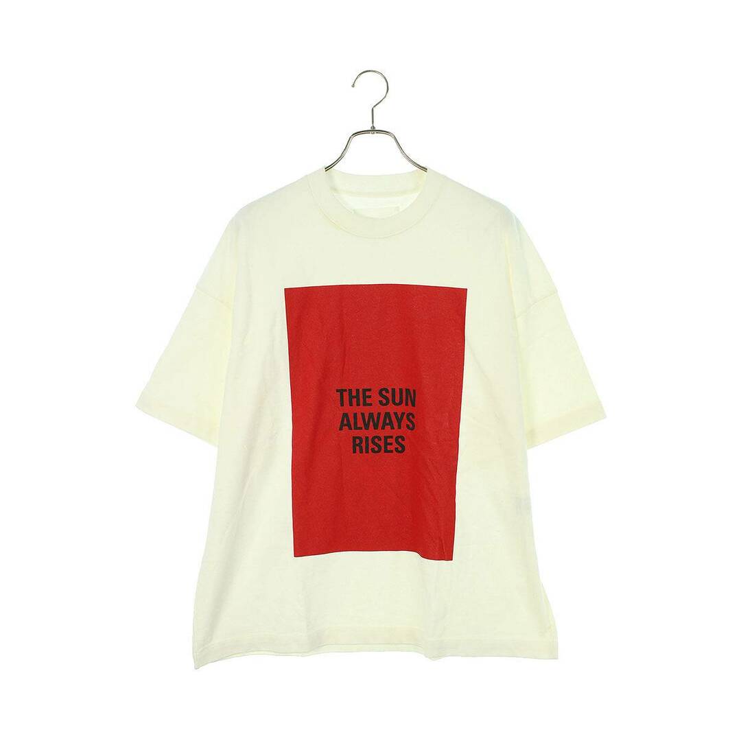 Jil Sander(ジルサンダー)のジルサンダー  21SS  JSMS707043 フロントプリントTシャツ メンズ L メンズのトップス(Tシャツ/カットソー(半袖/袖なし))の商品写真