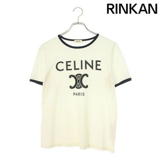 セリーヌ(celine)のセリーヌバイエディスリマン  2X872671Q トリオンフコットンジャージーTシャツ レディース S(Tシャツ(半袖/袖なし))