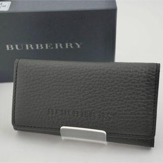 バーバリー(BURBERRY)の【未使用に近い】Burberry 箱付　ノバチェック　キーケース　5連 ブラック(キーケース)