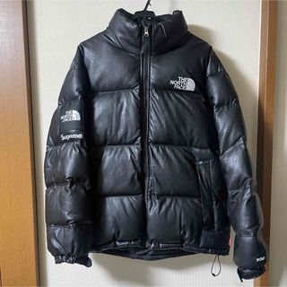 シュプリーム(Supreme)のSupreme NORTH FACE Leather Nuptse Jacket(ダウンジャケット)