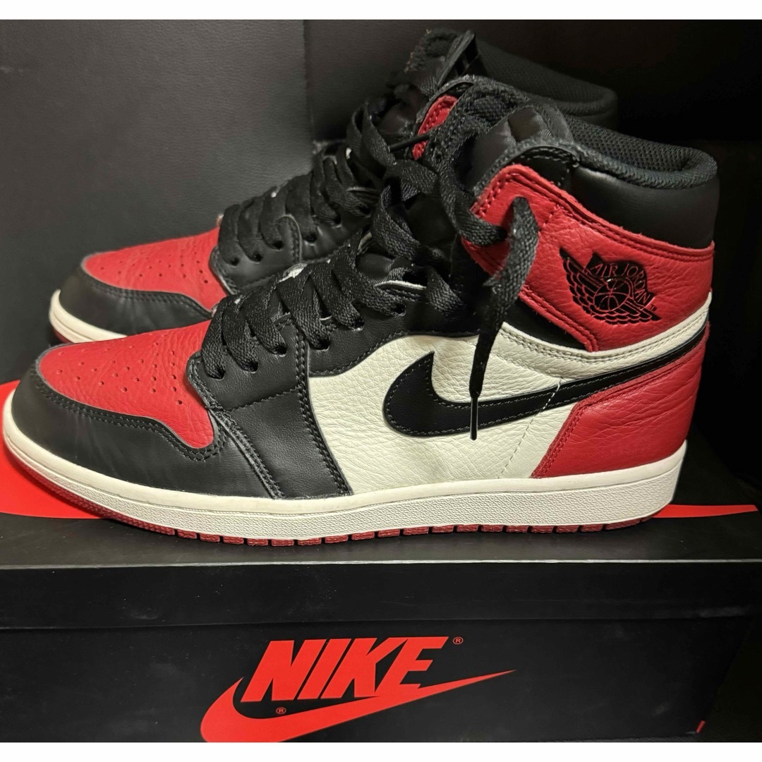 Jordan Brand（NIKE）(ジョーダン)のNike Air Jordan 1 Retro High OG Bred Toe メンズの靴/シューズ(スニーカー)の商品写真