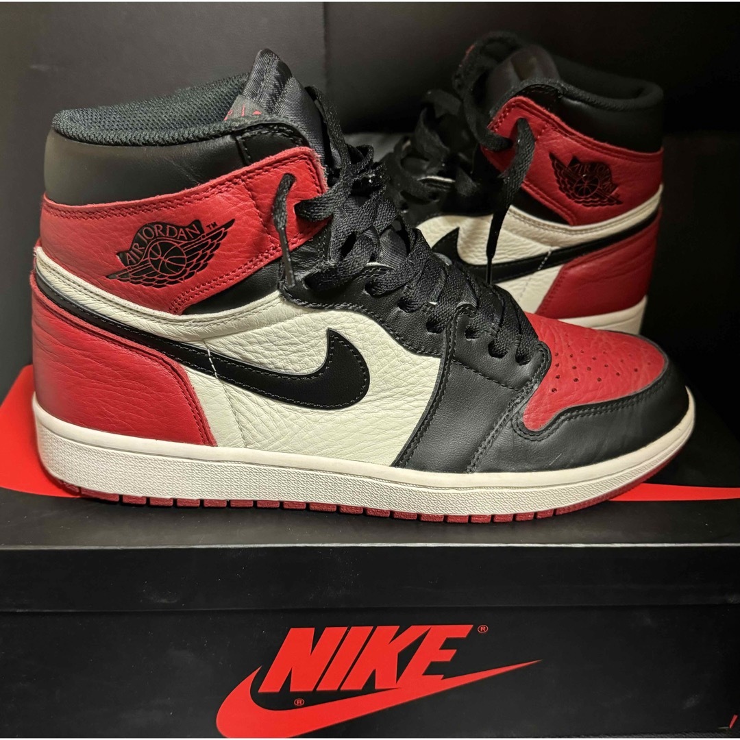 Jordan Brand（NIKE）(ジョーダン)のNike Air Jordan 1 Retro High OG Bred Toe メンズの靴/シューズ(スニーカー)の商品写真