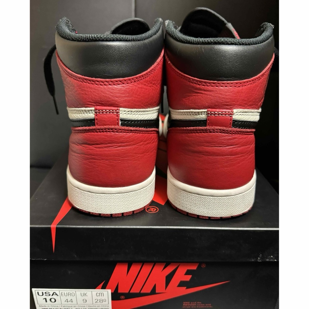 Jordan Brand（NIKE）(ジョーダン)のNike Air Jordan 1 Retro High OG Bred Toe メンズの靴/シューズ(スニーカー)の商品写真