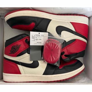 ジョーダン(Jordan Brand（NIKE）)のNike Air Jordan 1 Retro High OG Bred Toe(スニーカー)