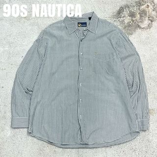 ノーティカ(NAUTICA)の＊7359 90s NAUTICA ノーチカ　ノーティカ　長袖シャツ　チェック(シャツ)