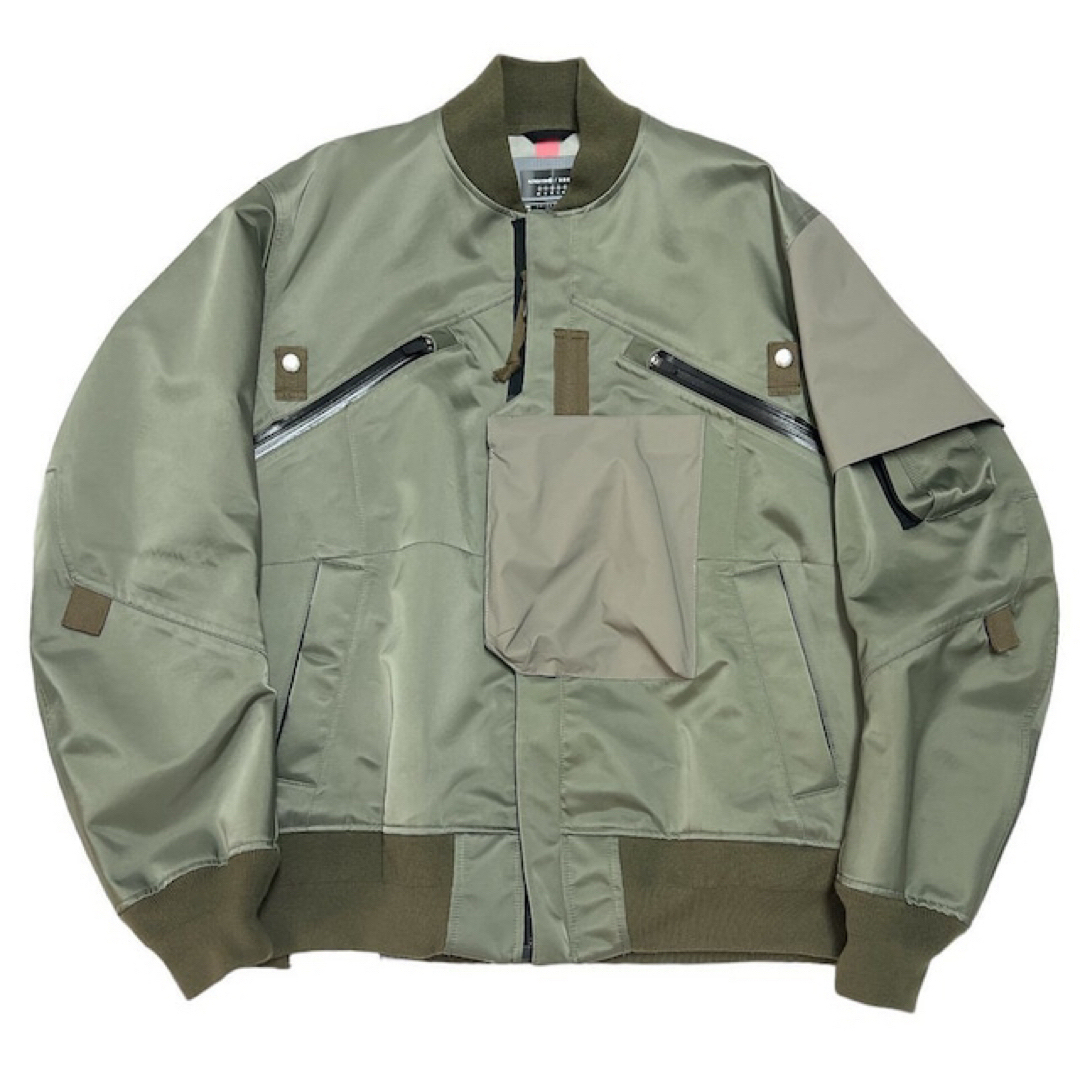 sacai(サカイ)のsacai ACRONYM サカイ アクロニウム ボンバー ジャケット サイズ3 メンズのジャケット/アウター(ブルゾン)の商品写真