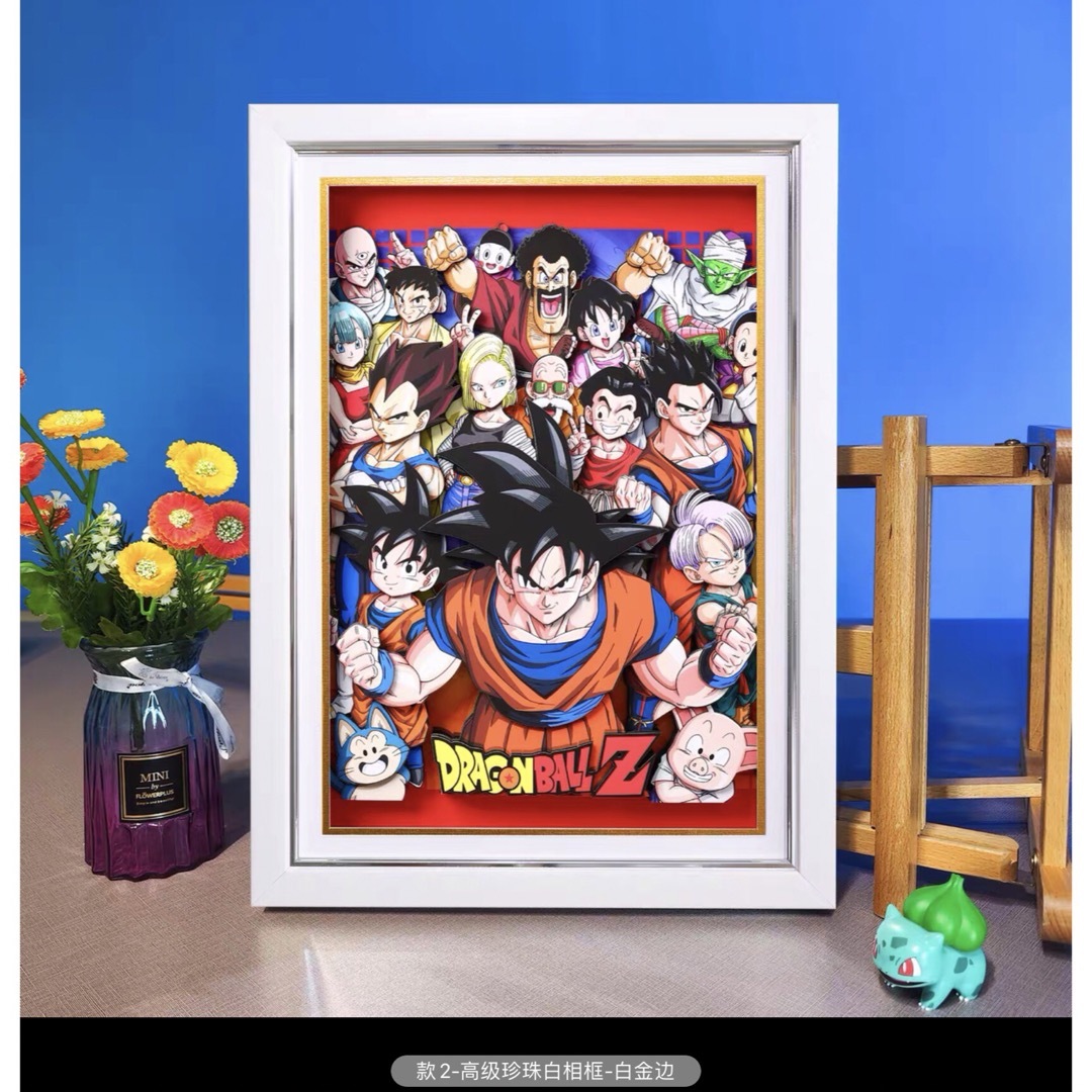 ドラゴンボール  DRAGON BALL   繪畫  3D 額装 カラー選 エンタメ/ホビーのアニメグッズ(その他)の商品写真